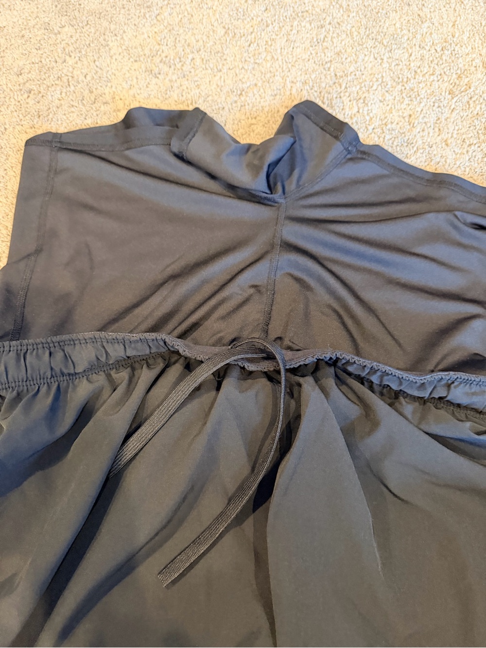 Nike Women's Black Athletic Running Shorts - Picture 4 of 8